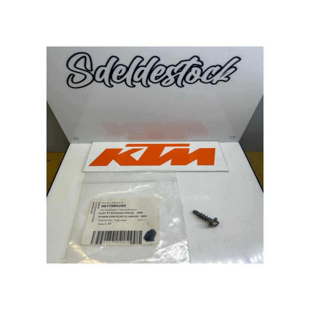 1 vis plastic K60X20 SW6 ktm husqvarna 0017060205 0017060203, 0676550223