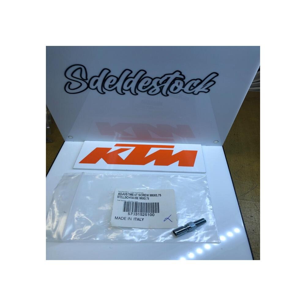 1 vis réglage câble m6x0,75  ktm 57031525100 640 620 400 duke lc4 enduro 540