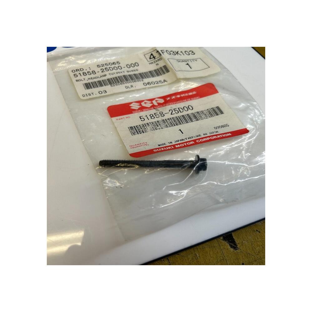 1 vis réglage phare suzuki 51858-25d00 gsf 1200 600 n bandit sv 650 n tu 125