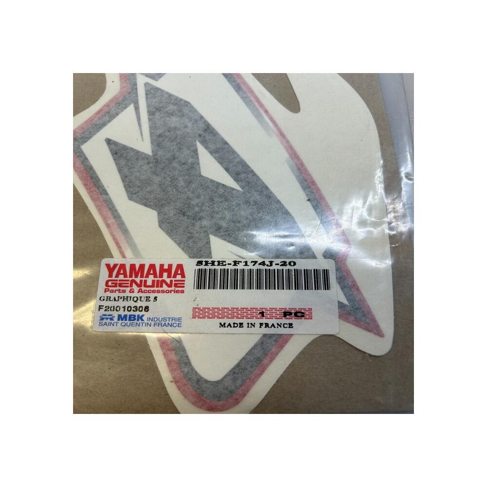 1 x sticker autocollant graphic 5 yamaha 5he-f174j-20 yq 50 aerox 2000