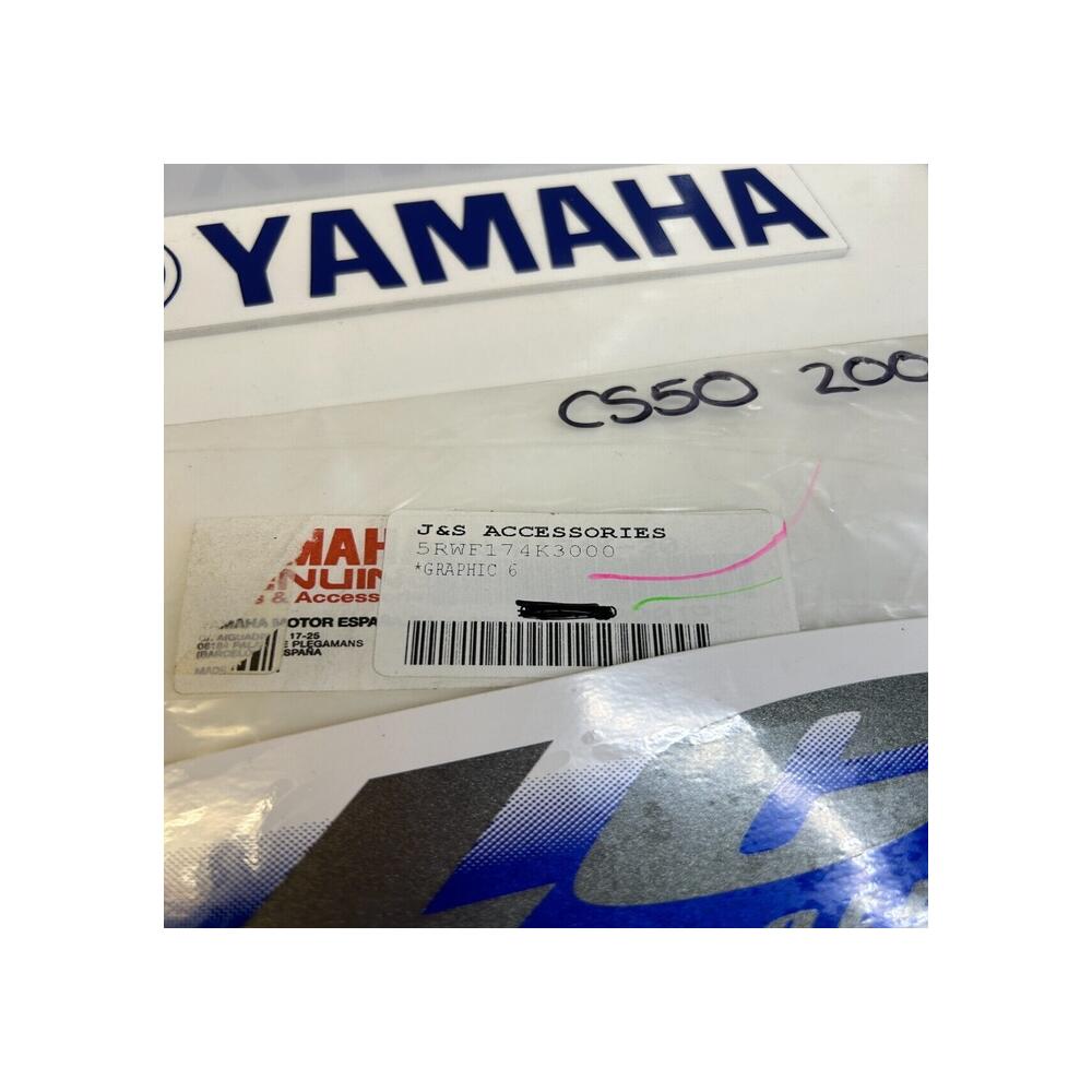 1 x sticker autocollant graphic 6 yamaha 5rw-f174k-30 cs 50 z jog rr 2003