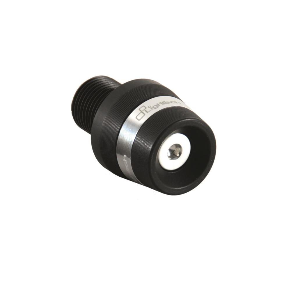 Embouts de guidon LighTech noir-argent Aprilia Shiver 750 2007-2016