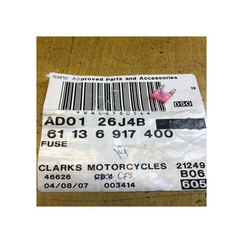 1x 61136917400 Fusible Mini rosa 4A bmw k41 k30 259c k15 k16 r13 k14 k17 k46 k42