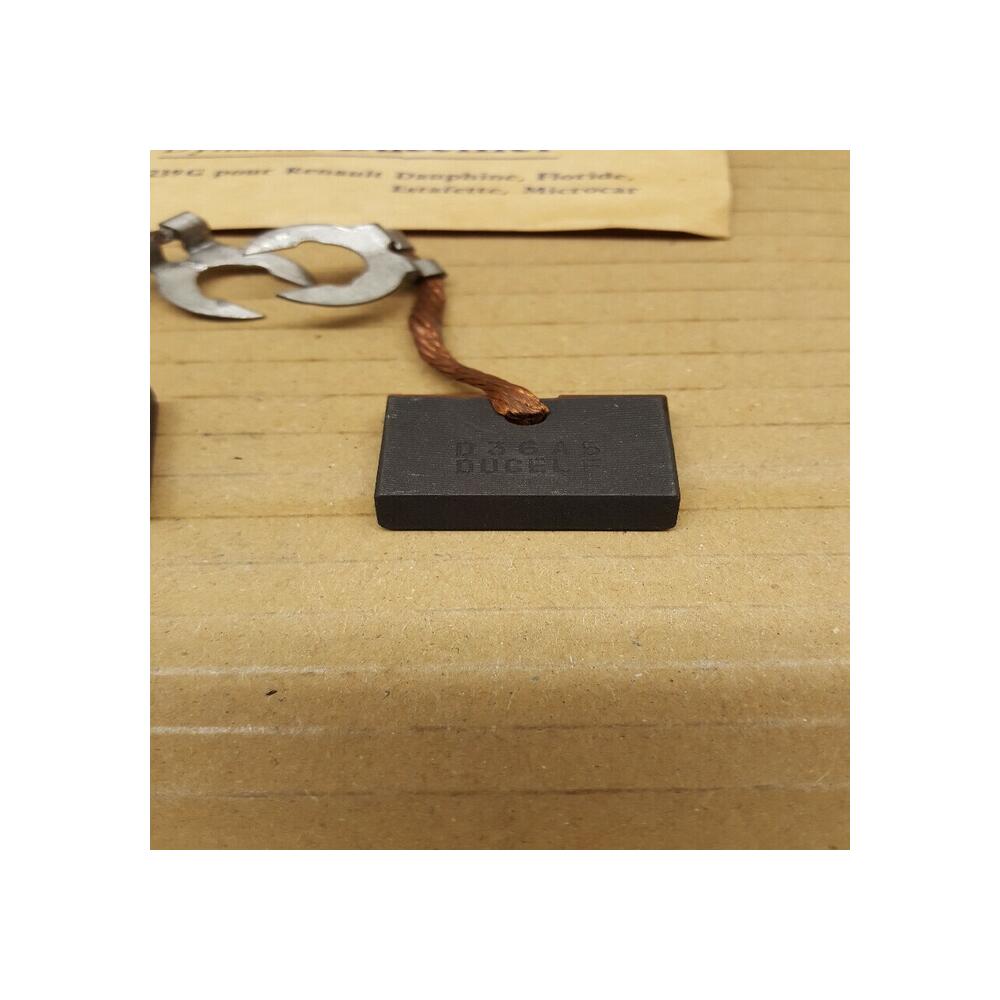 2 balais UX45 dynamo DUCELLIER 7239 Renault Dauphine Floride Estafette MICROCAR