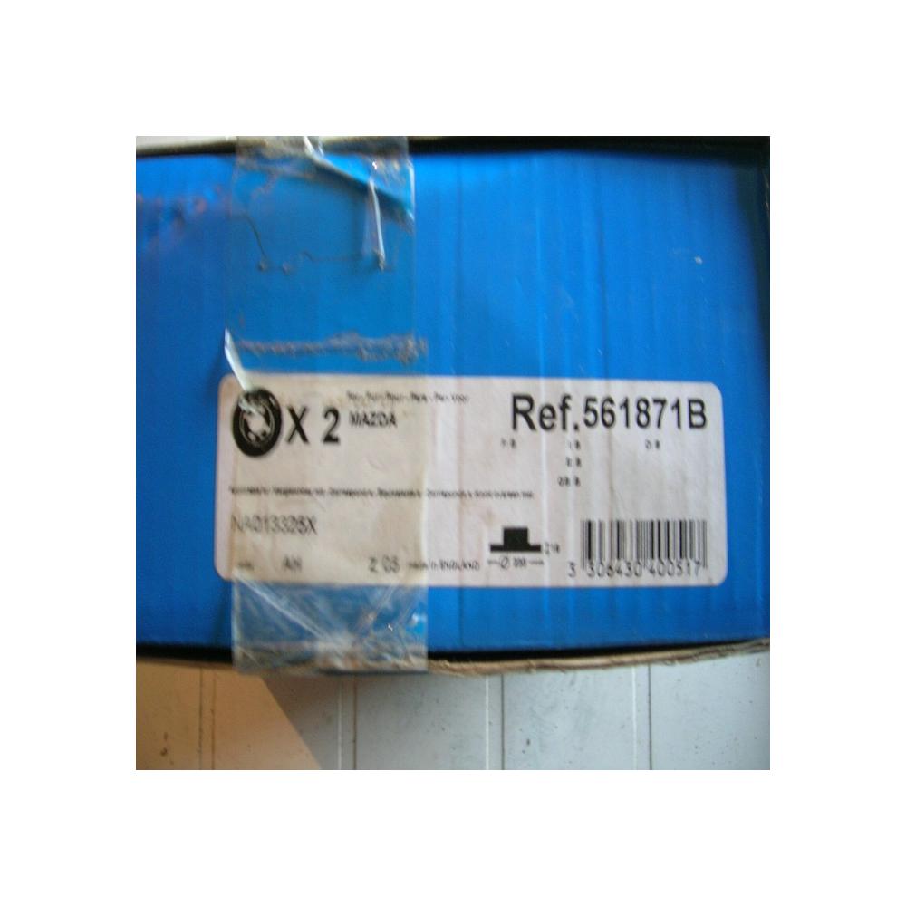 2 disques de frein avant BENDIX 561871B MAZDA 323 121 MX5  a partir de 1990