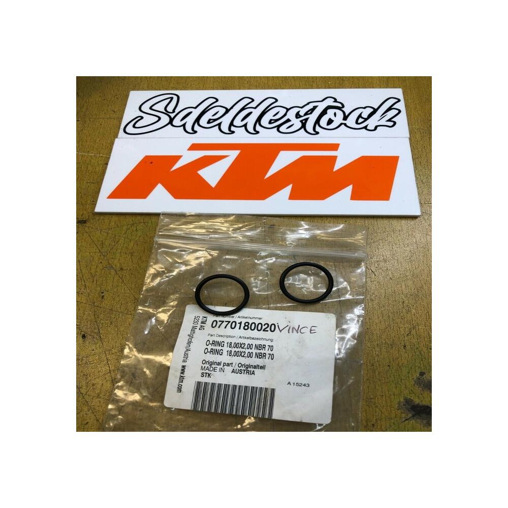 2 x joint torique 18x2 nbr 70 ktm 0770180020 105 1050 1090 1190 rc8 125 200 790
