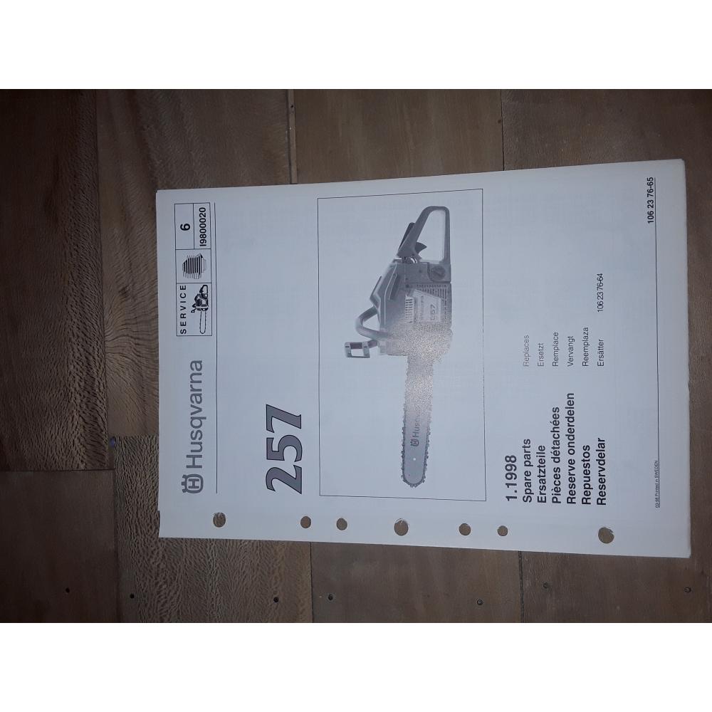 manuel atelier tronçonneuse Husqvarna 257
