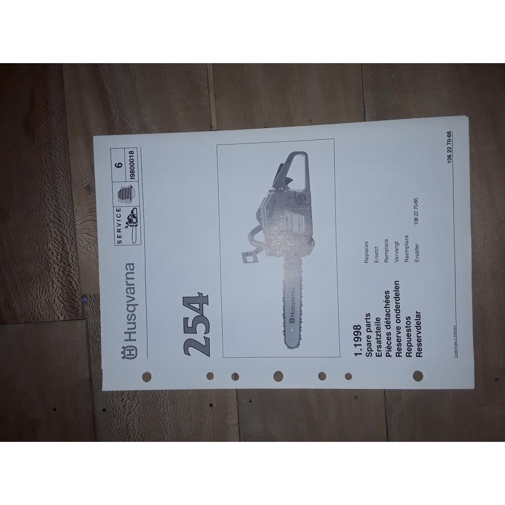manuel atelier tronçonneuse Husqvarna 254