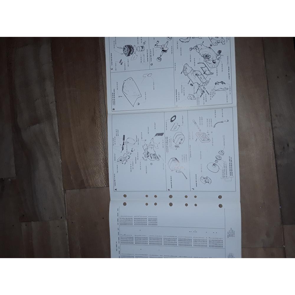 manuel atelier tronçonneuse Husqvarna 254