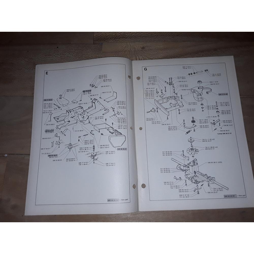 manuel atelier tracteur tondeuse Husqvarna Rider16