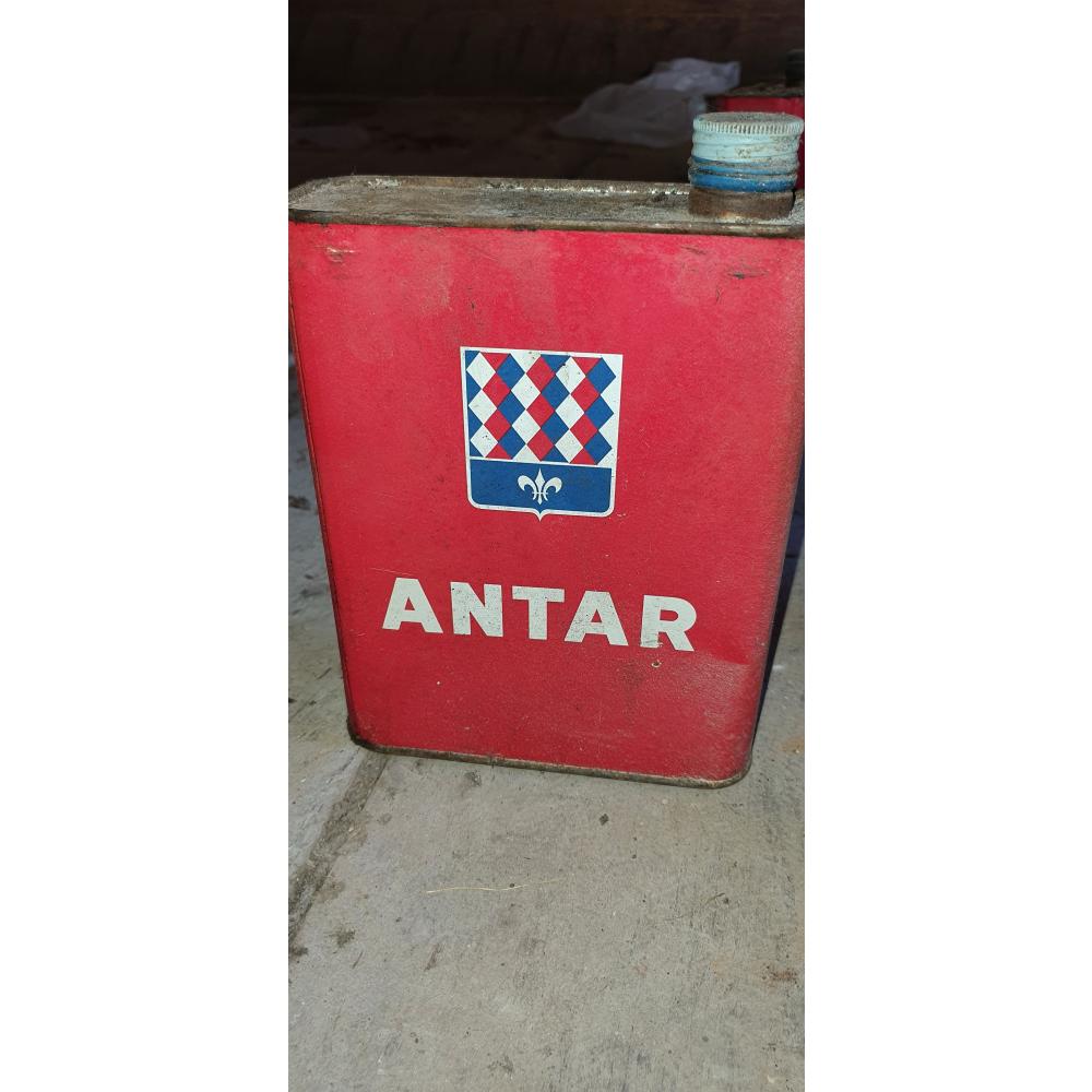 Ancien bidon d'huile Antar Collection Garage