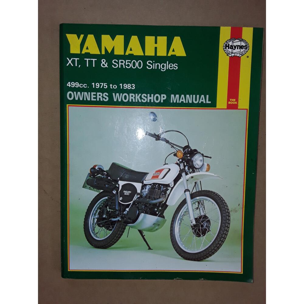 revue technique yamaha 500 xt, sr, tt en anglais