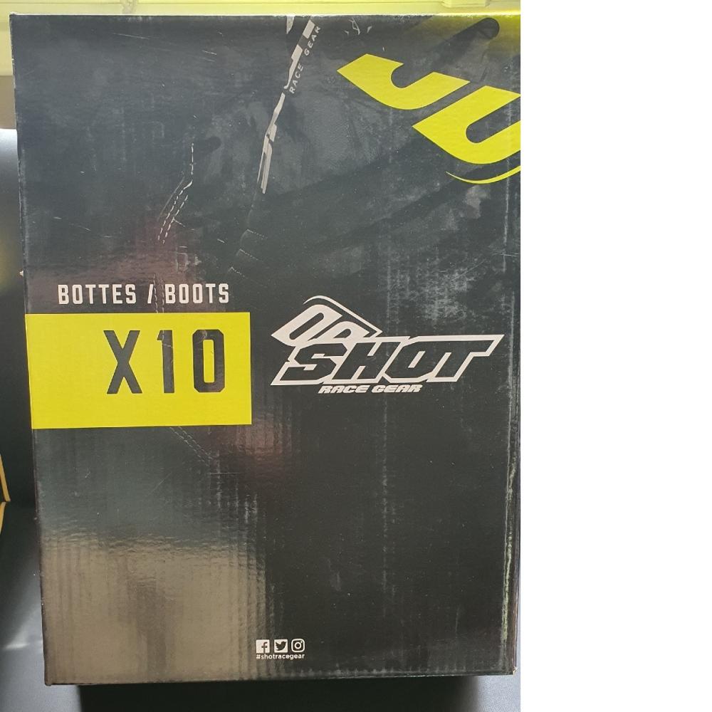 BOTTES SHOT RACE GEAR X10 TAILLE 39