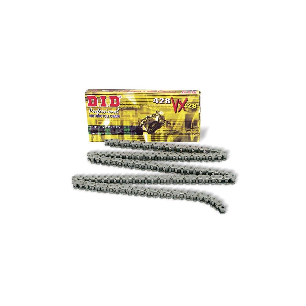 Chaine DID pas de 428 type VX X-Ring + attache semi-pressée