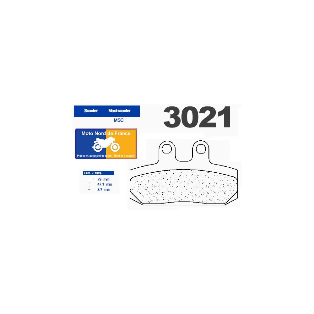 Plaquettes de frein Carbone Lorraine type 3021 MSC