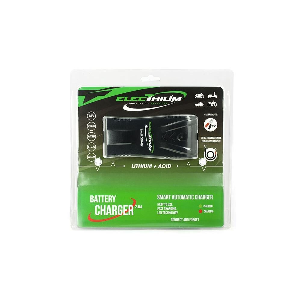 Chargeur pour batterie Lithium et Acide - Moto et Scooter