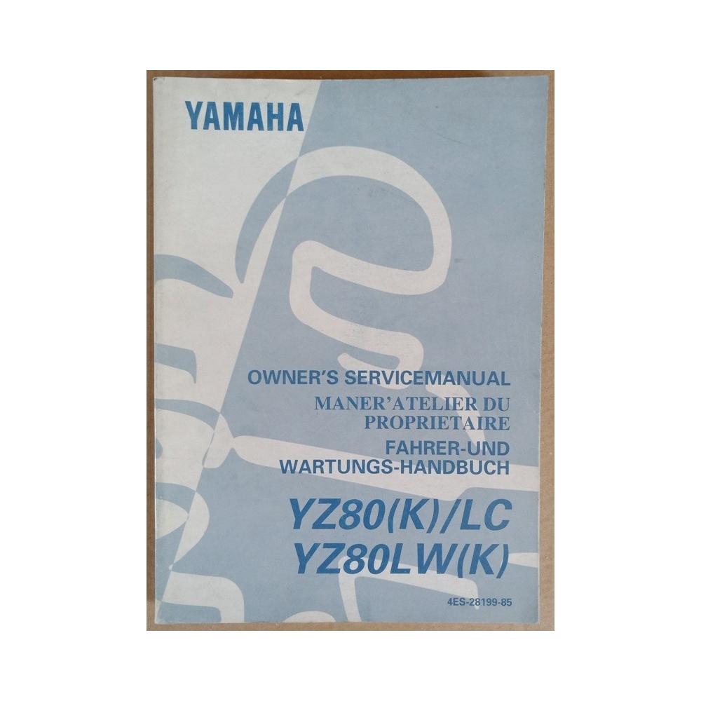 Manuel atelier Yamaha YZ 80 (K)/LC-LW(K) 1998 - ref.00159