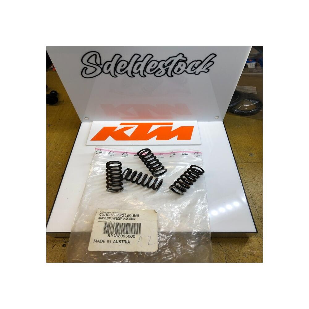 4 ressort embrayage 2,5x43mm ktm 59032005000 250 400 450 520 525 540 560