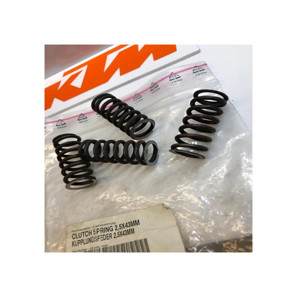 4 ressort embrayage 2,5x43mm ktm 59032005000 250 400 450 520 525 540 560