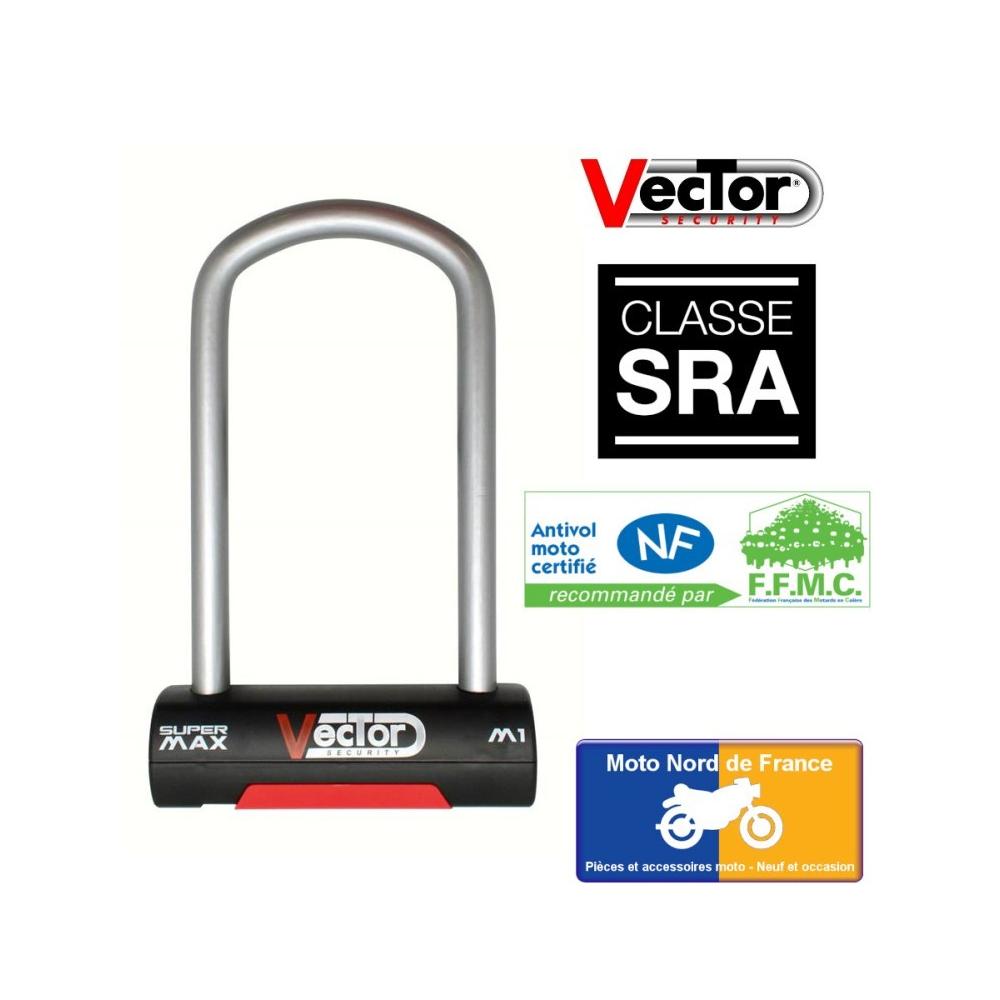 Antivol U VECTOR Super Max M1 - SRA - 105x210 mm intérieur