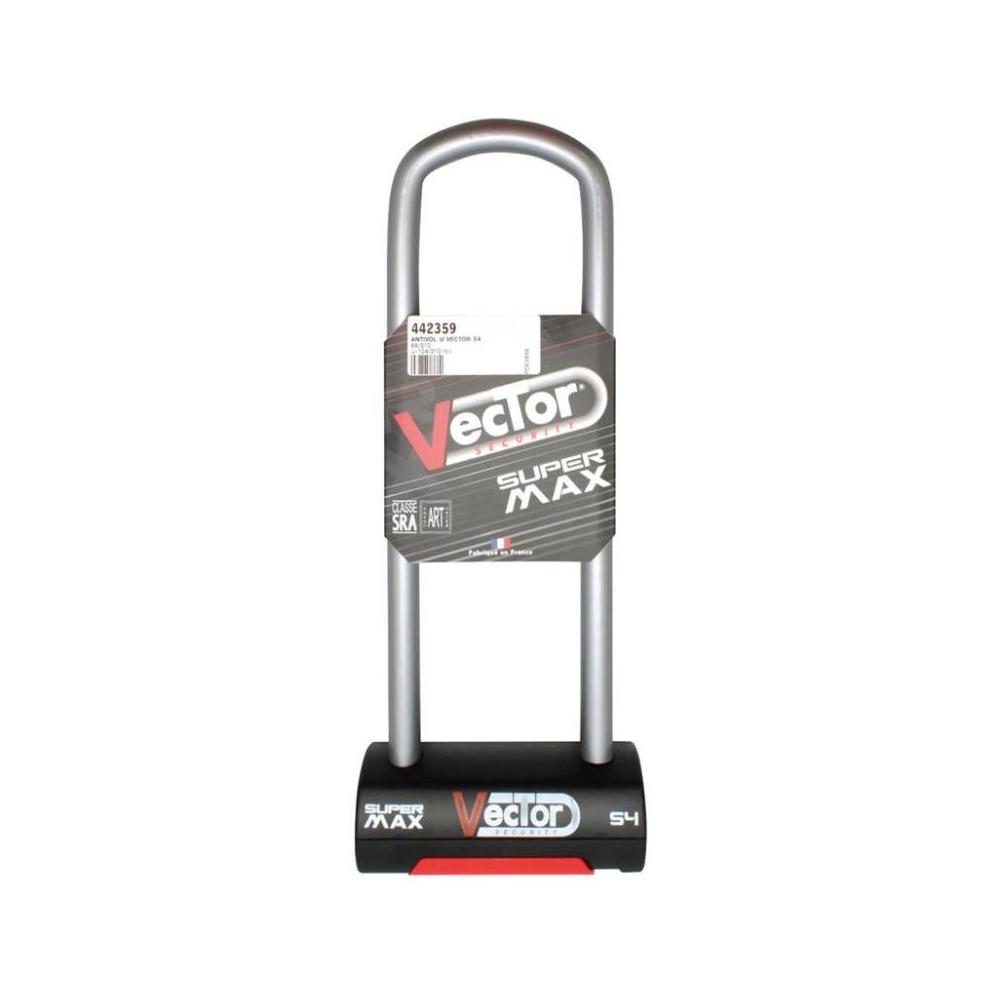 Antivol U VECTOR Super Max S4 - SRA - 85x310 mm intérieur