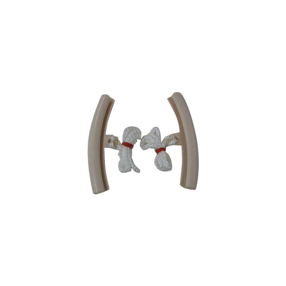 Jeu de 2 protections de jante en nylon