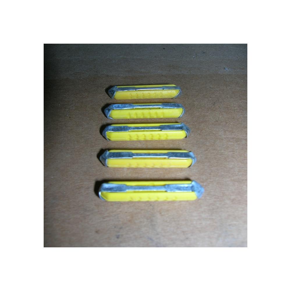 5 fusibles 20 A amperes Staetites