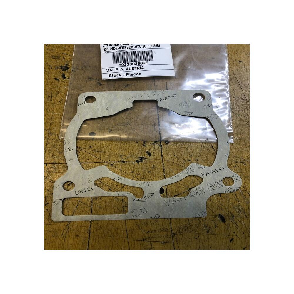 50330035025 JOINT EMBASE cylindre 0,25 MM KTM 125 exc supermoto sx sxs 200 exc