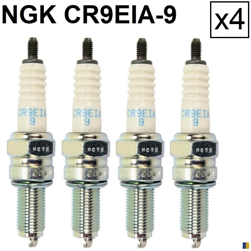 4 bougies NGK CR9EIA-9 - Kawasaki Z1000 ZR 2007-2017
