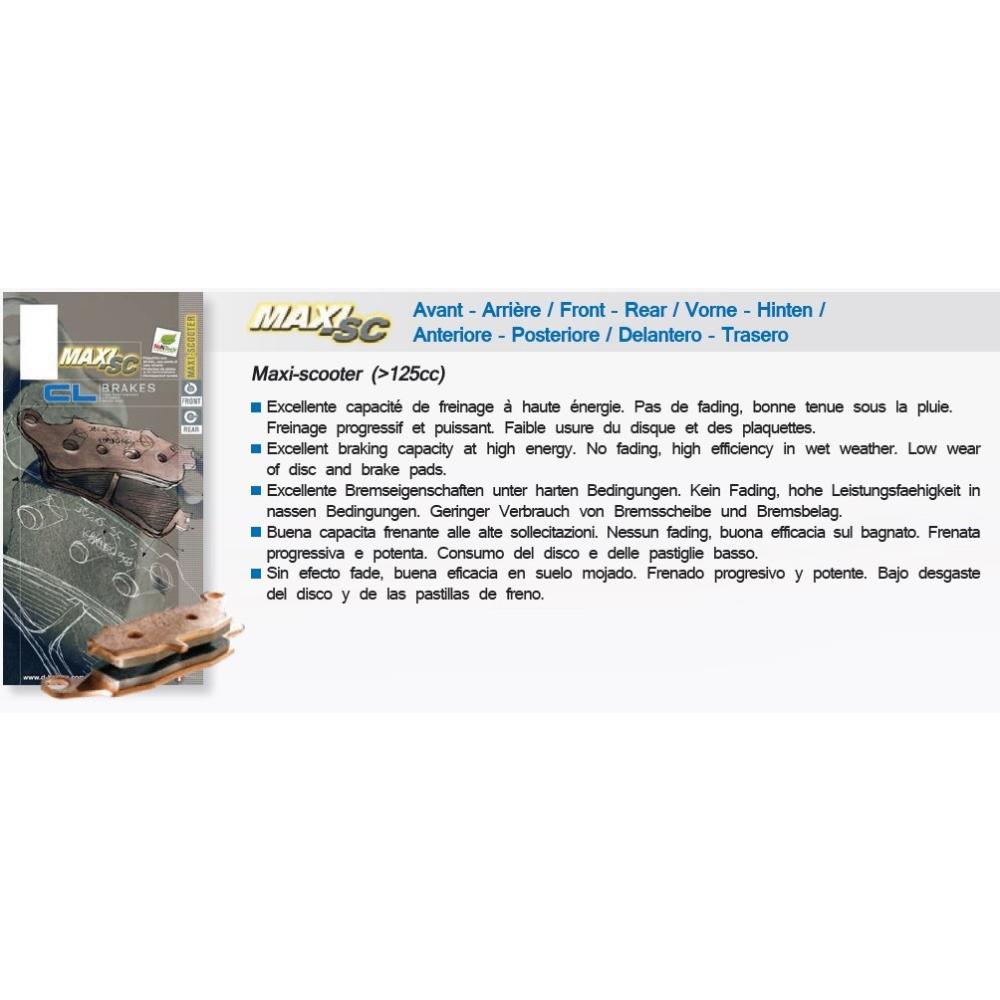 Plaquettes de frein Carbone Lorraine type 3013 MSC