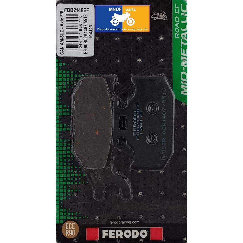 Plaquettes de frein Ferodo semi-métal type FDB2148EF