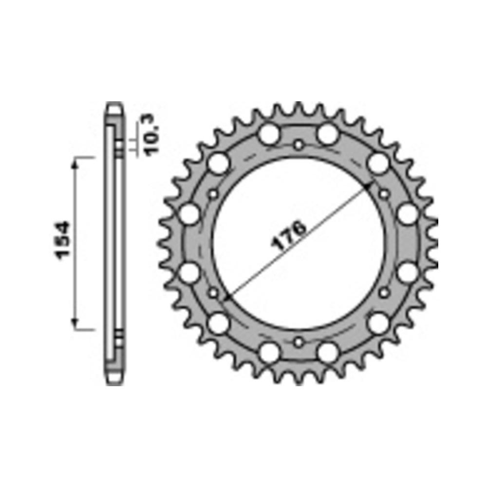 Couronne acier PBR type 4562