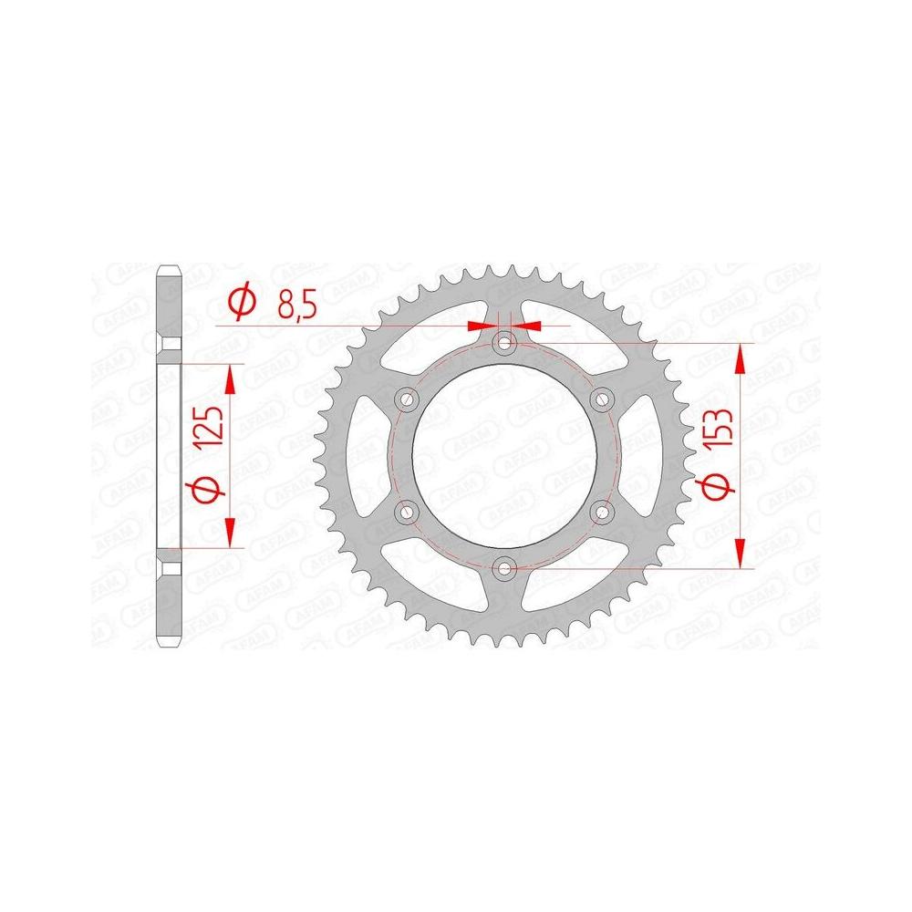 Kit chaîne 520 - Honda CRF 230 F 2004-2019