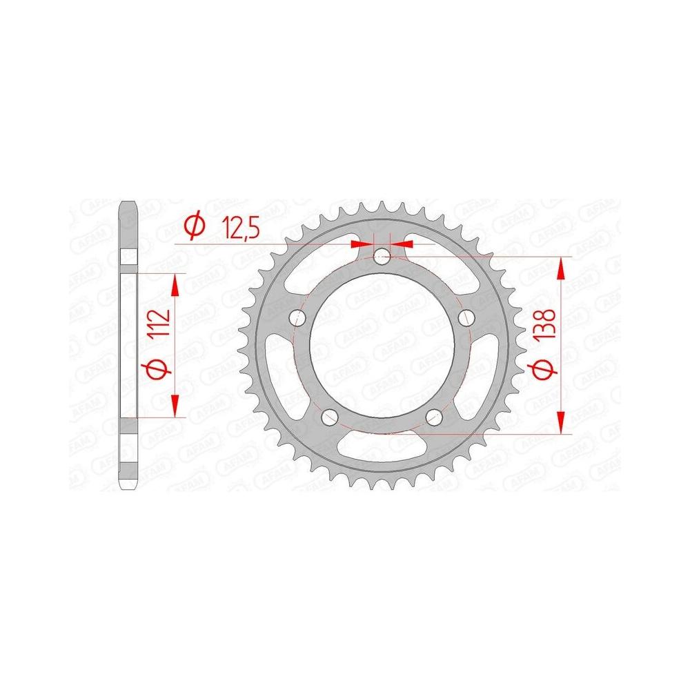 Kit chaîne 520 - Honda CB 500 F /ABS 2013-2021