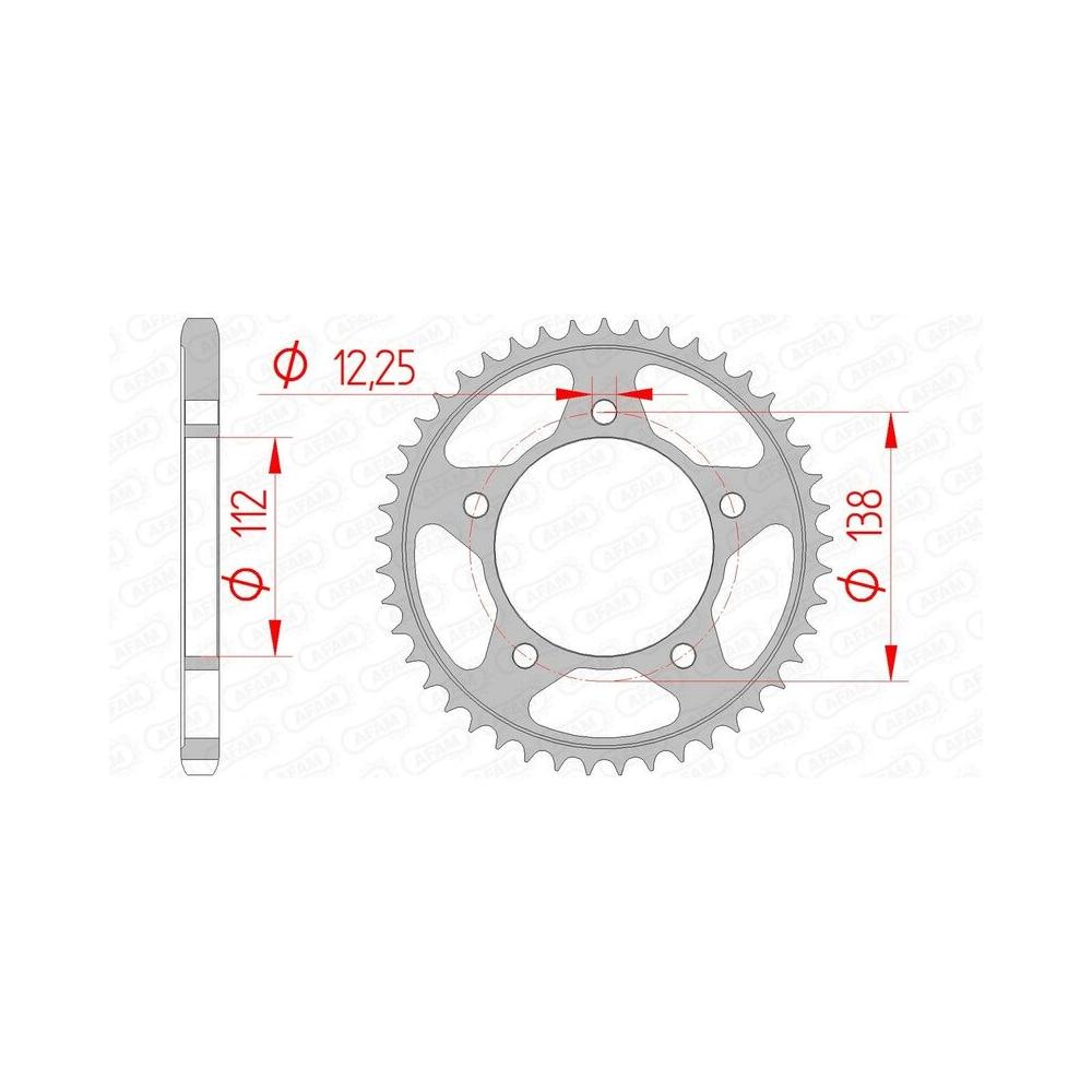 Kit chaîne 525 - Honda CB 600 F Hornet 1998-2006