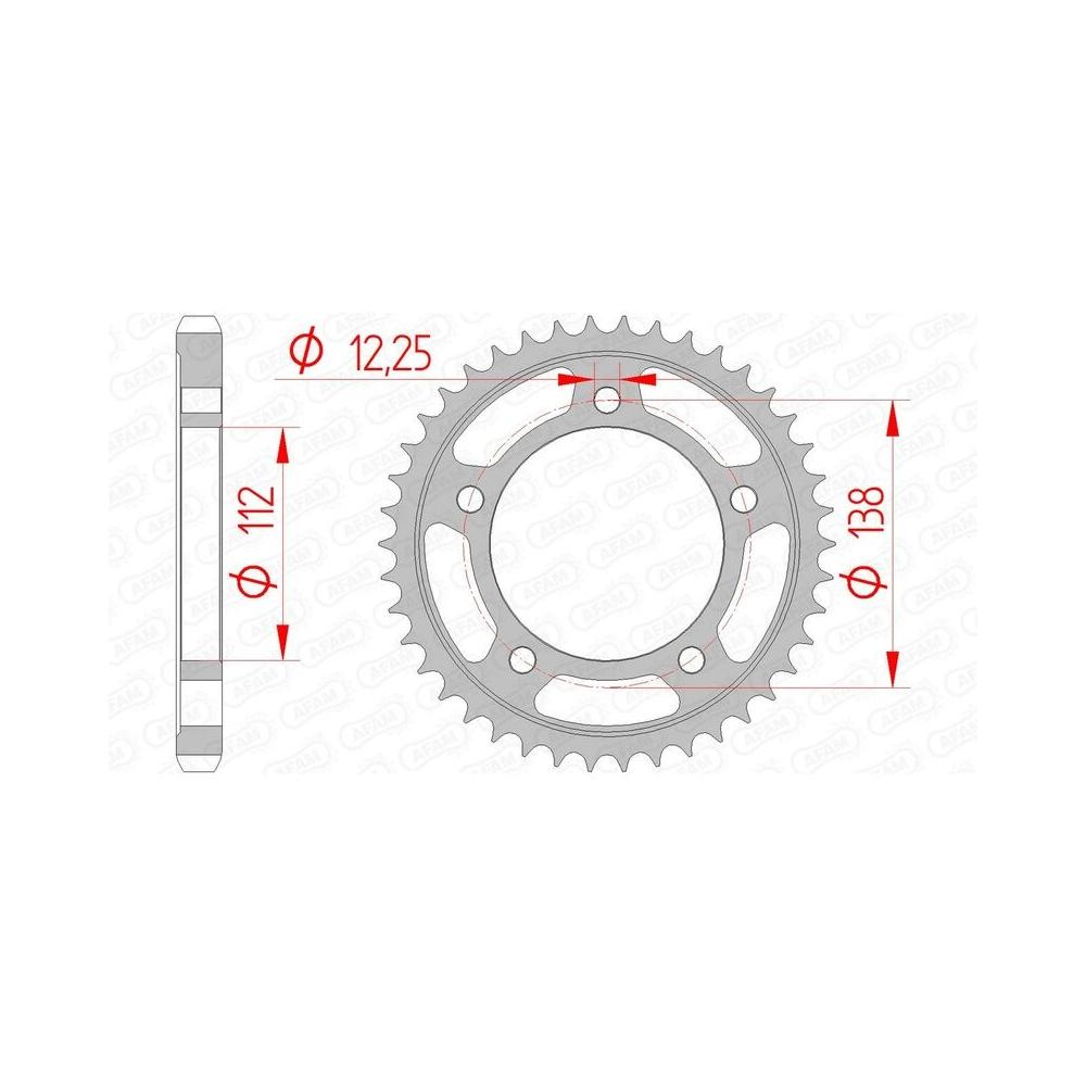 Kit chaîne 530 - Honda CB 900 F Hornet 2002-2007