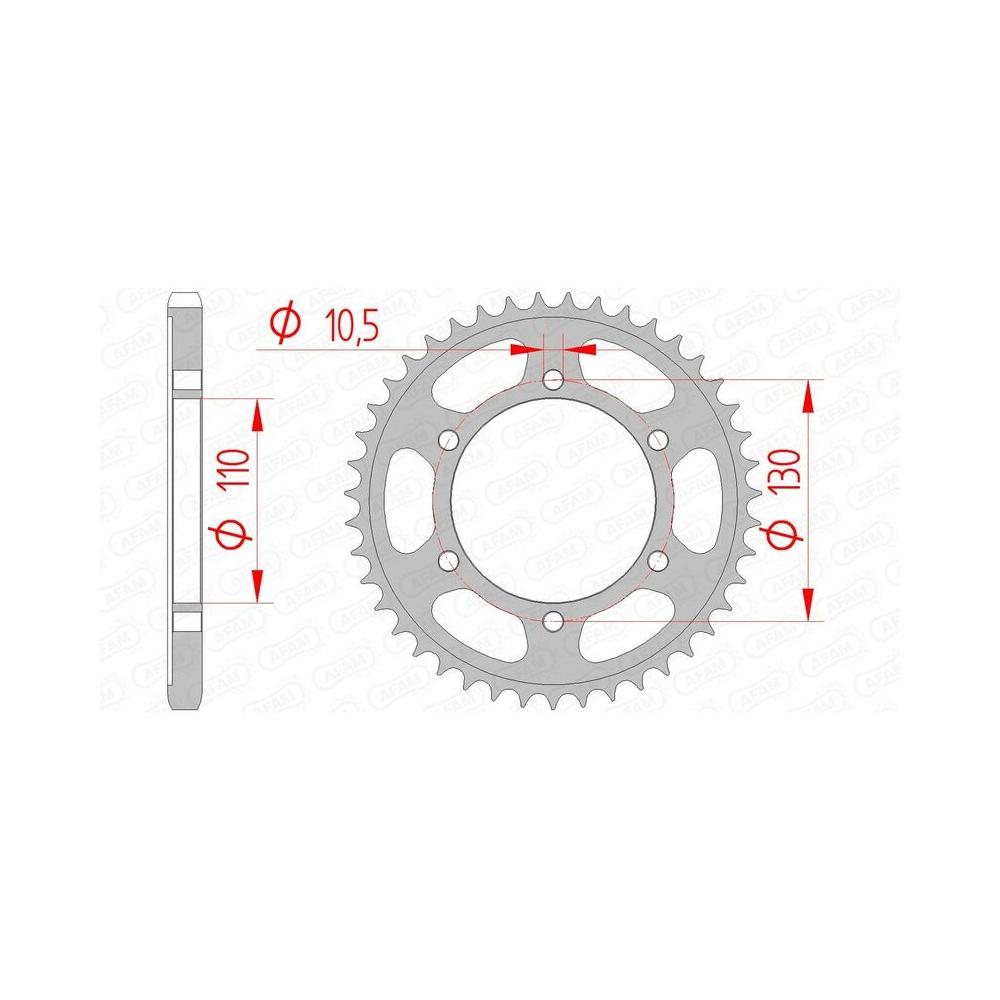 Kit chaîne 525 - Suzuki 600 GSXR 2011-2017