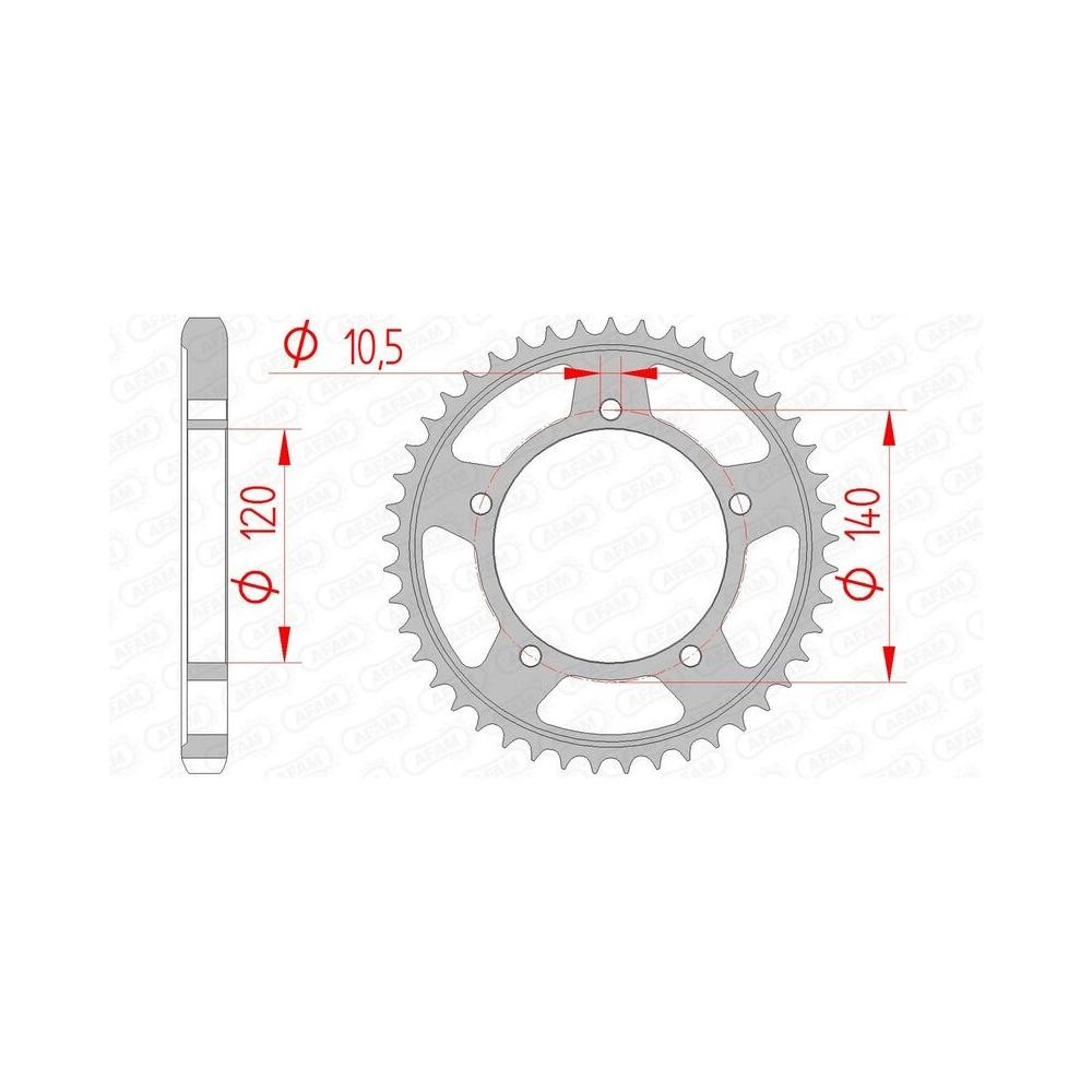 Kit chaîne 530 - Suzuki SV 1000 N 2003-2007