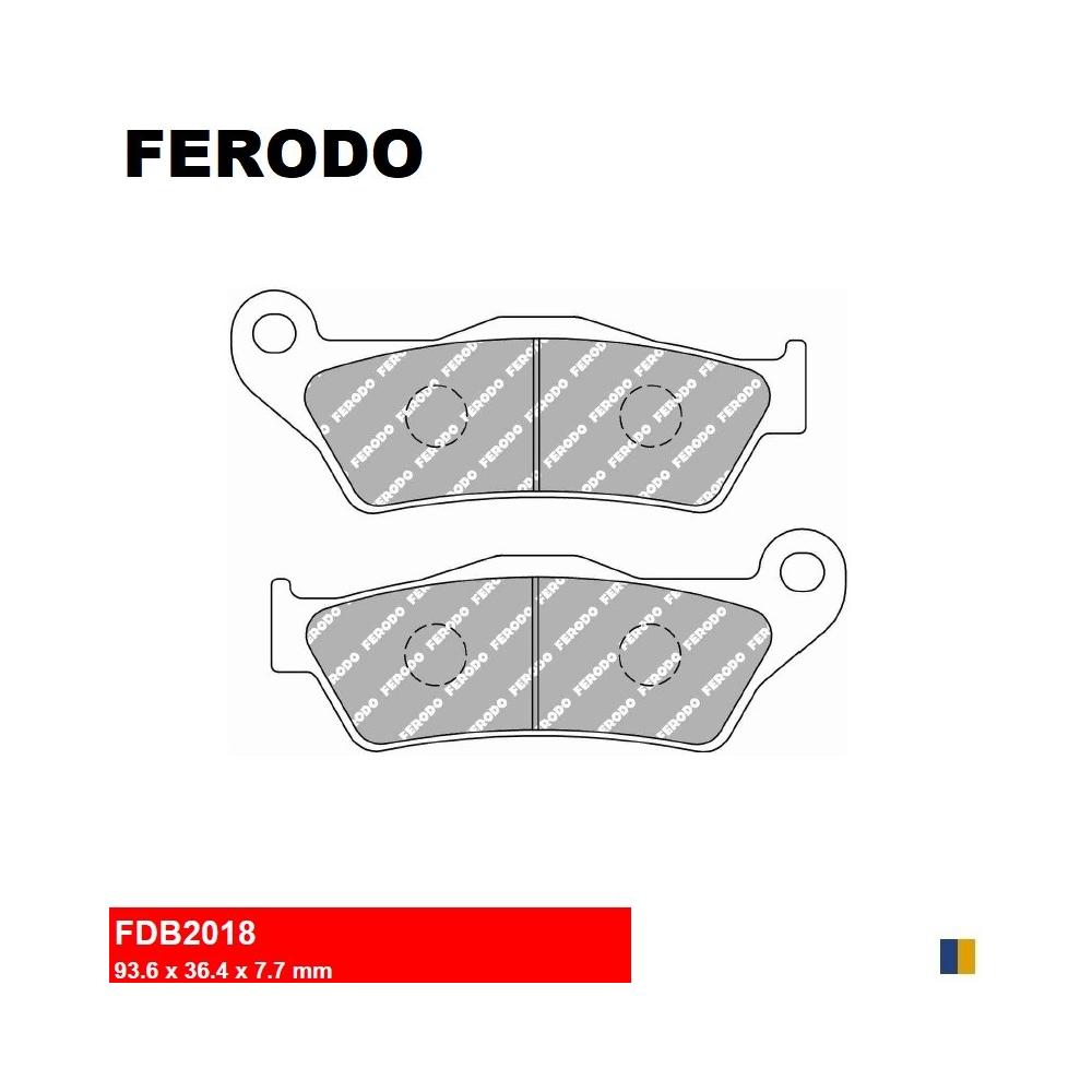 Plaquettes Ferodo de frein avant - Husqvarna TX 125 2017-2019