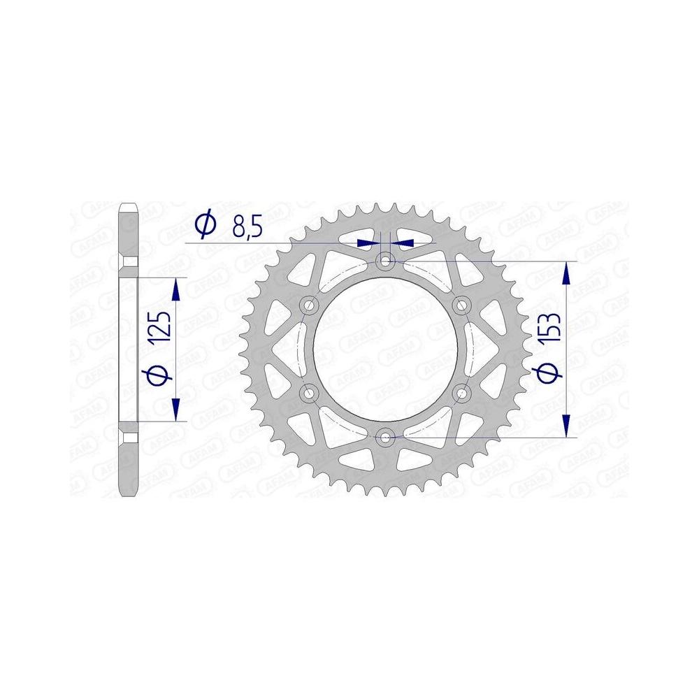Kit chaîne 520 - HM CRE-F 250 / 300 X 2008-2016