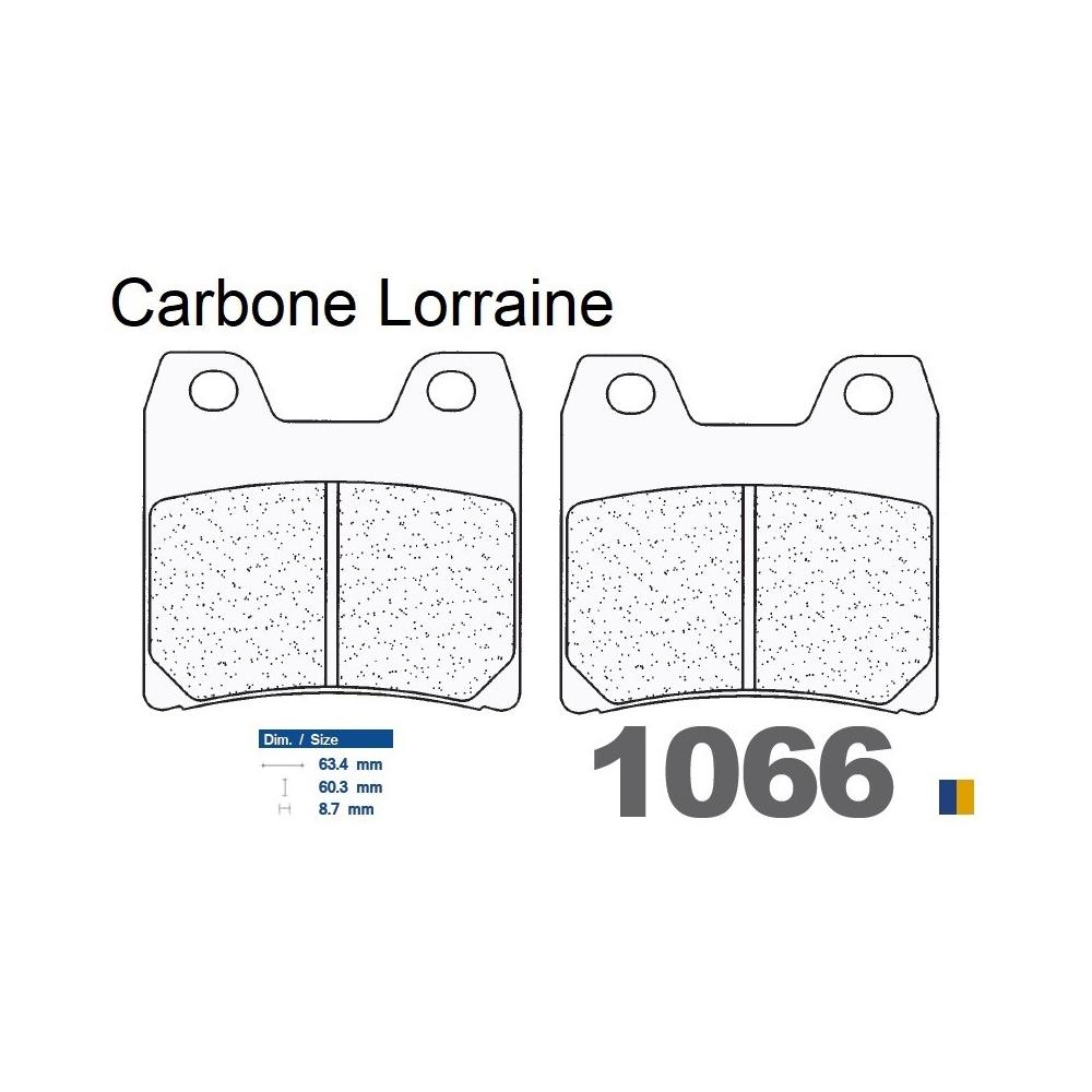 Plaquettes Carbone Lorraine de frein arrière - Yamaha FZS 1000 Fazer 2001-2005