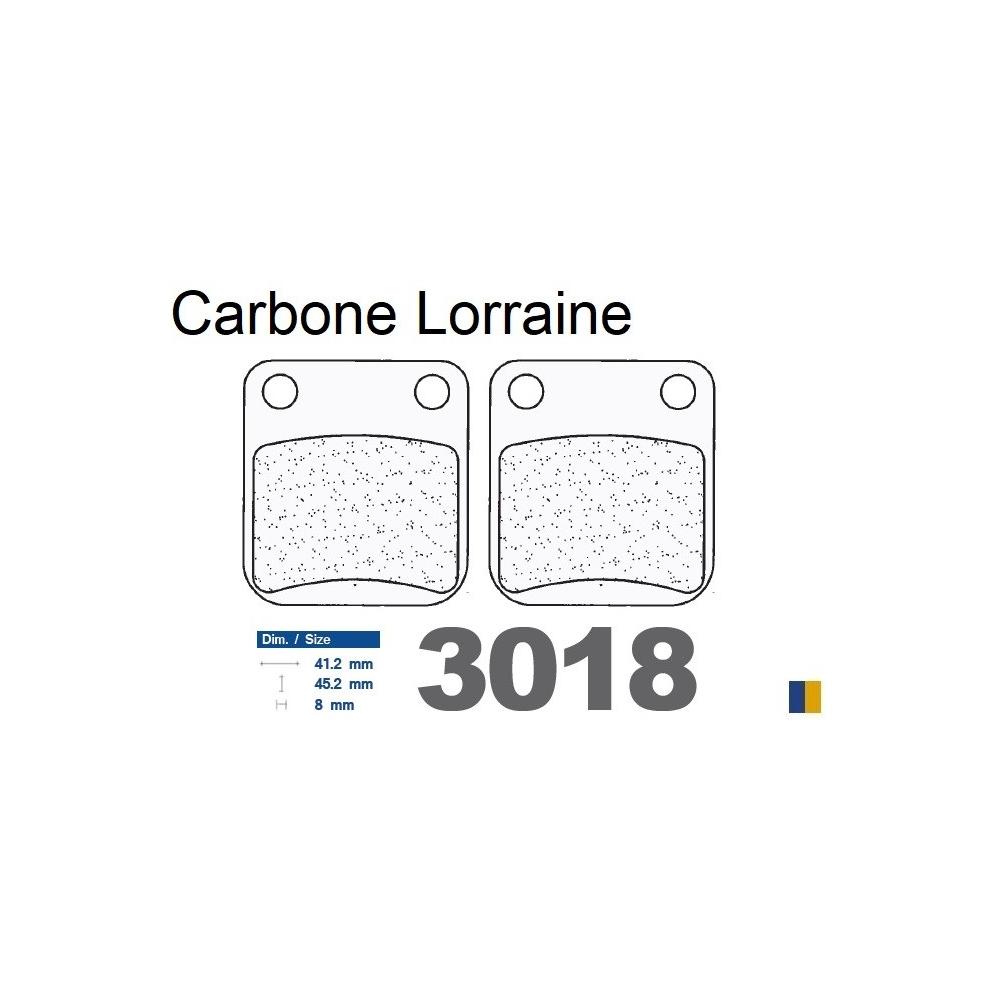 Plaquettes de frein Carbone Lorraine type 3018 SC