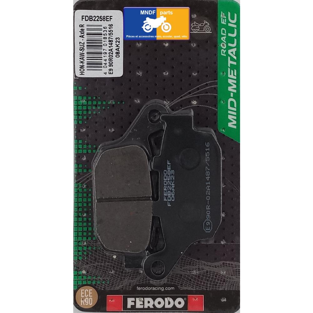Plaquettes Ferodo de frein arrière - Honda NM4 750 Vultus ABS w/DCT 2015-2018