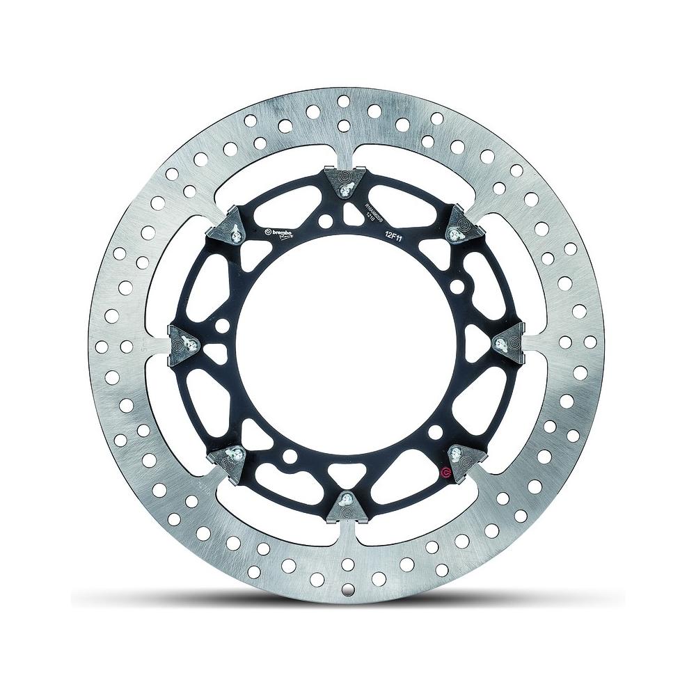 2 disques de frein BREMBO UPGRADE T-Drive rond flottant - ref 208A98510