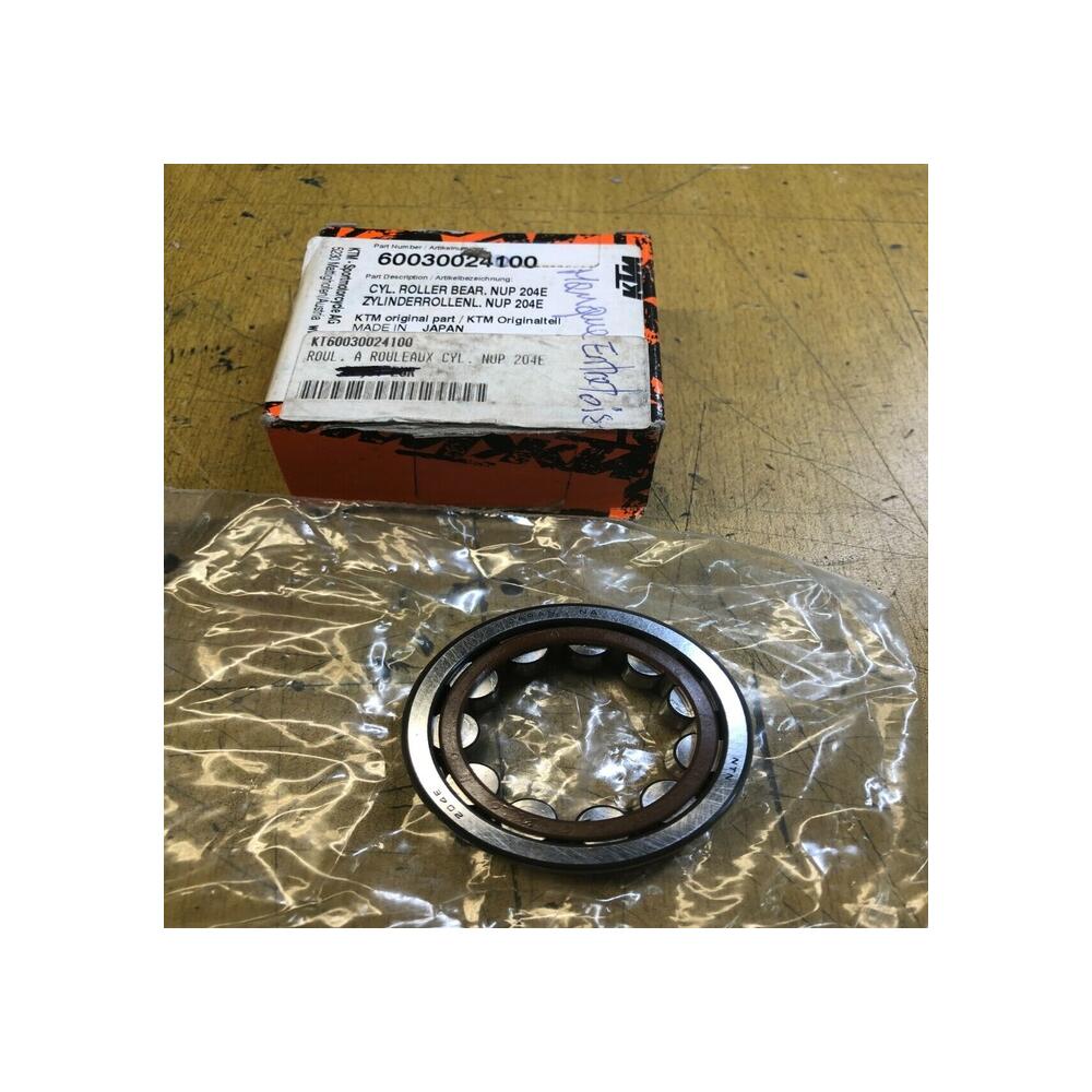 60030024100 roulement A ROULEAUX CYL NUP 204E sans  entretoise centrale KTM 990