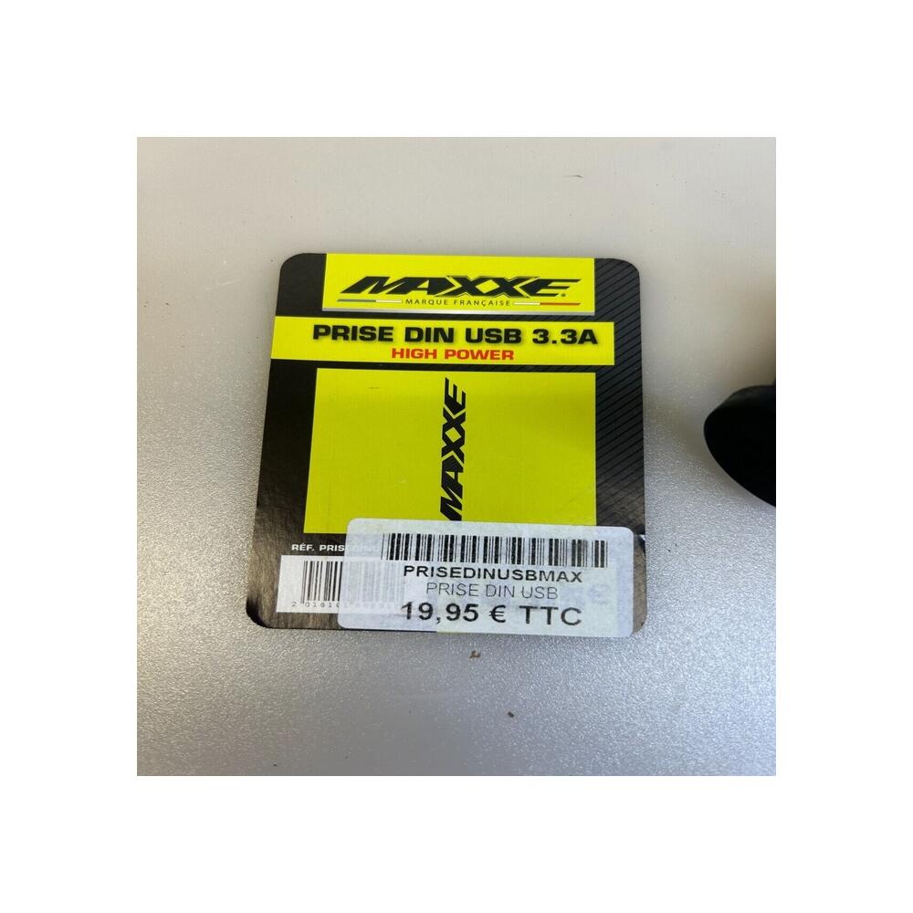 ADAPTATEUR prise chargeur  DIN DOUBLE USB 3,3A