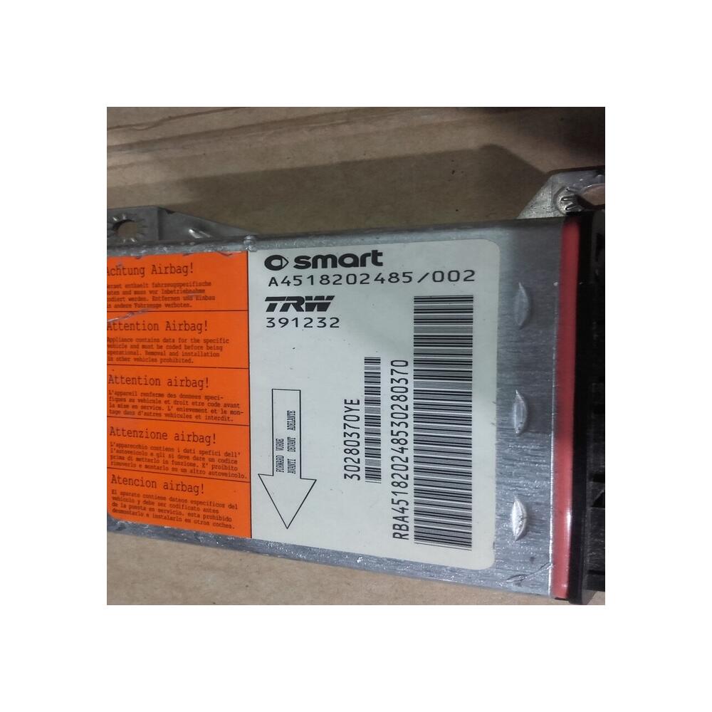 Appareil de commande calculateur Airbag smart FORTWO 451 a4518202485