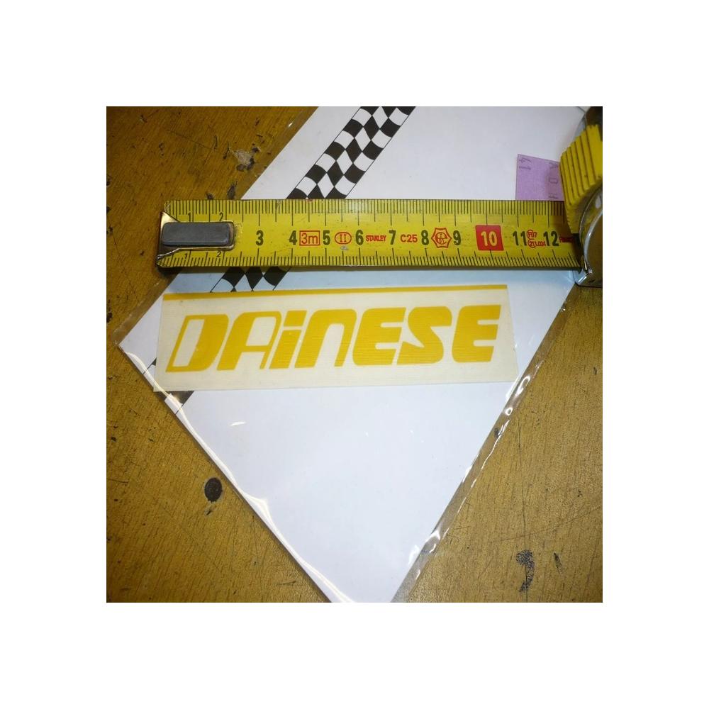 autocollant dainese jaune 10 cm  DESIGN BY MERYT