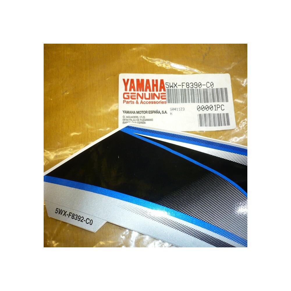 autocollant flanc droit  yamaha mbk x-power xpower 50 2004 5wx-f8390-c0