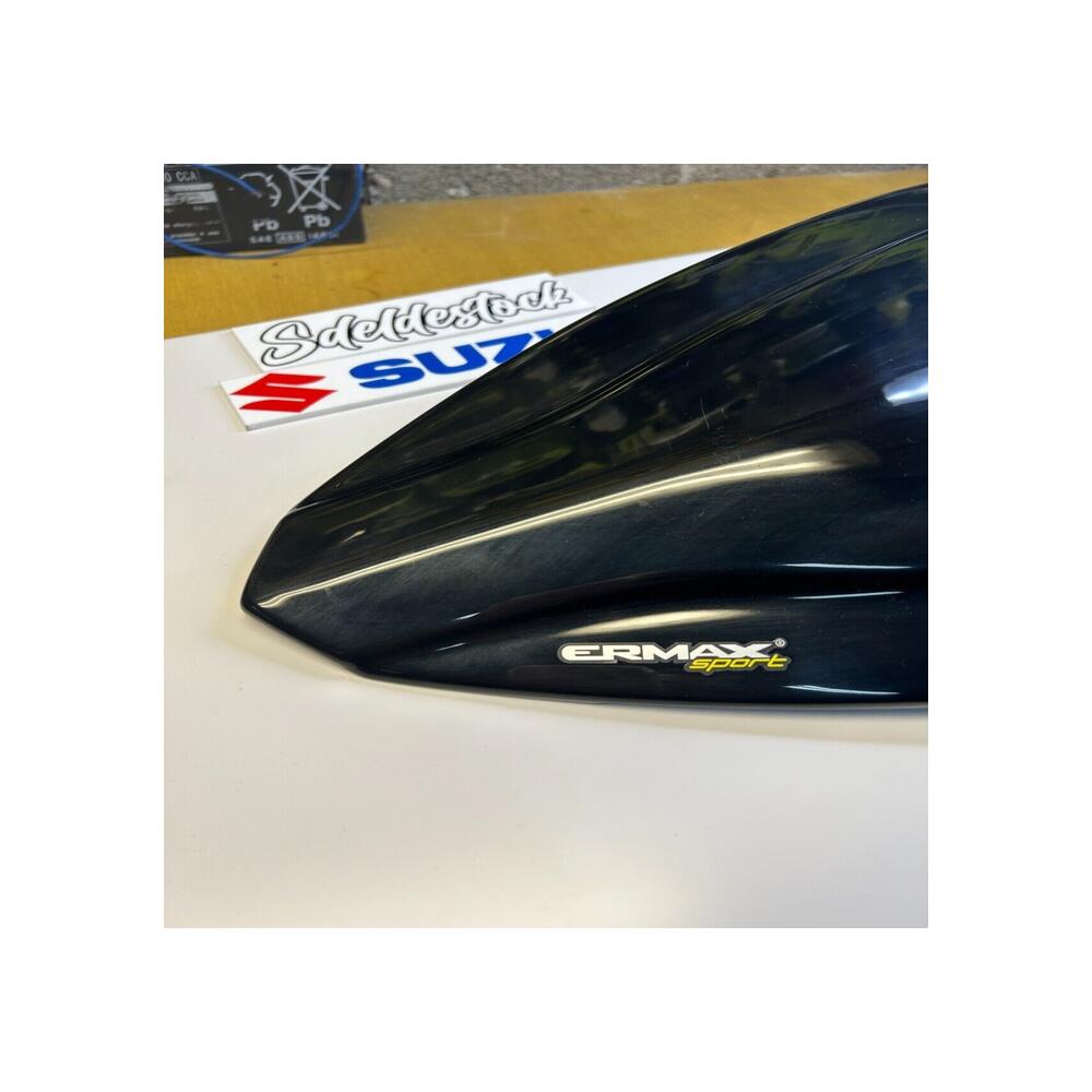 Capot de selle Ermax noir brillant yvb suzuki GSX-S 1000 2015 2021